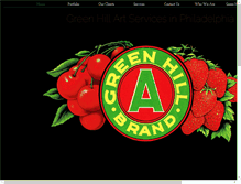 Tablet Screenshot of greenhillart.com